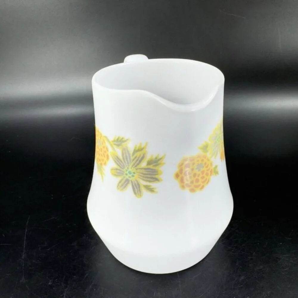 Noritake PROGRESSION‎ Porcelain Small Pitcher Creamer Sunny Side Japan Vintage